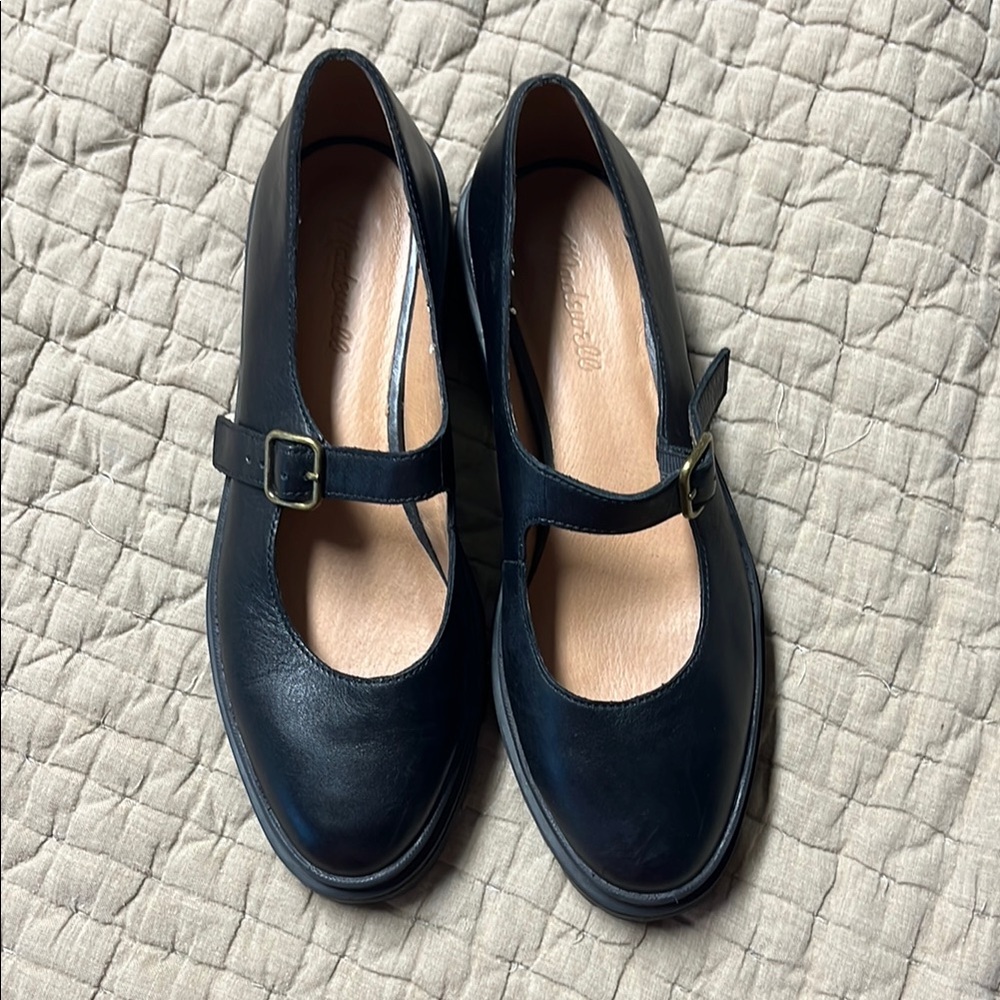 Madewell Black Mary Jane Flats